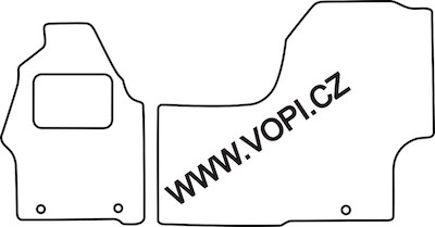 Autokoberce Hyundai H350 2015 - Colorfit (1859)